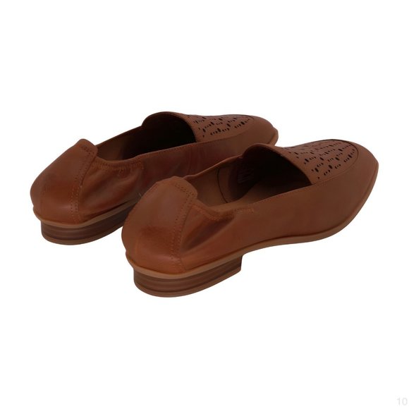 Clarks Tan Sarafyna Sky Leather Loafers Womens Shoes, Tan Leather, Size 8.5 M - Picture 2 of 5